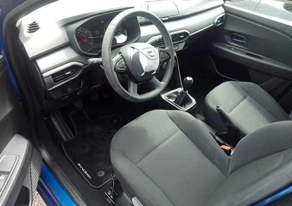 Dacia Sandero cena 19900 przebieg: 7935, rok produkcji 2022 z Września małe 29